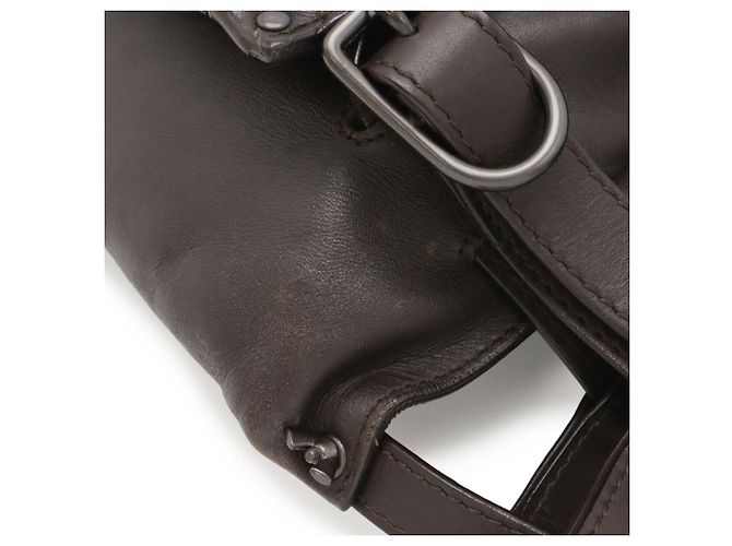 Sac banane Intrecciato Bottega Veneta Marron foncé - vue 5