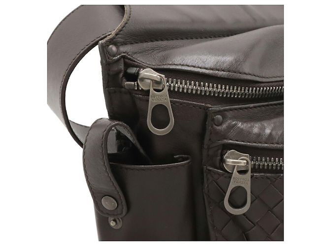 Sac banane Intrecciato Bottega Veneta Marron foncé - vue 6