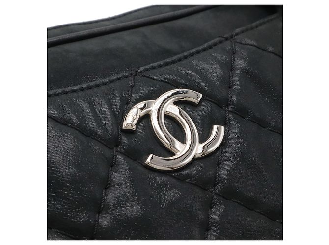 Borsa Chanel Wild Stitch in pelle nera Nero - vista 5