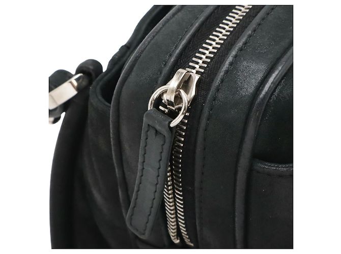 Borsa Chanel Wild Stitch in pelle nera Nero - vista 6