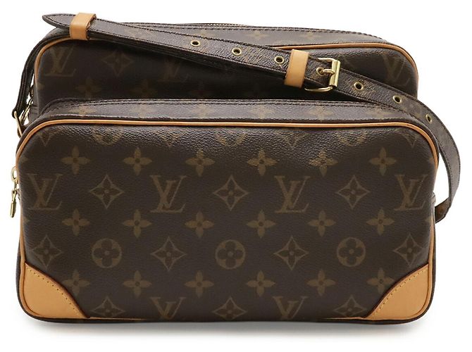 Borsa a Spalla Louis Vuitton Monogram Nile Marrone - vista 2