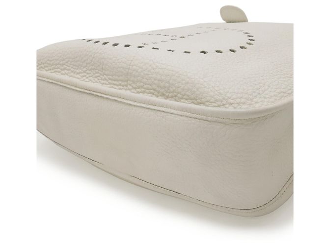 Hermès Borsa a Spalla Hermes Evelyne I GM Bianco - vista 4