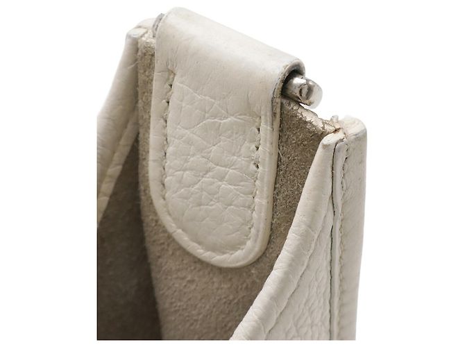Hermès Borsa a Spalla Hermes Evelyne I GM Bianco - vista 8
