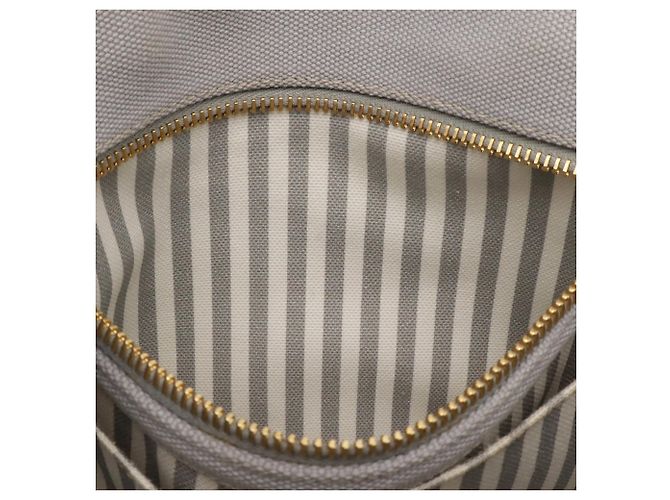 Borsa Tote Prada Canapa Grigio chiaro - vista 10