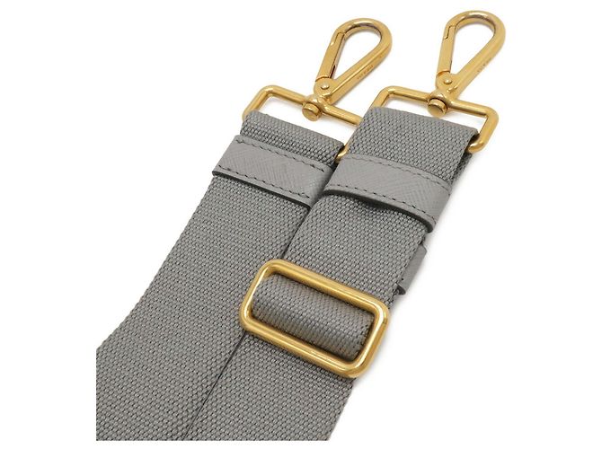 Borsa Tote Prada Canapa Grigio chiaro - vista 8