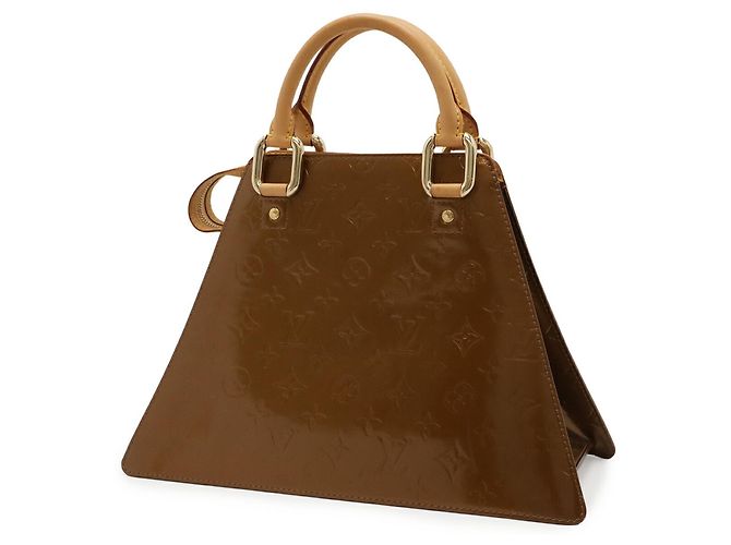 Borsa Louis Vuitton Monogram Vernis Forsyth Bronzo - vista 3