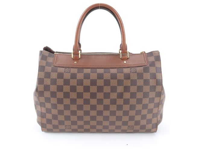 Louis Vuitton Damier Greenwich Leder Tote Bag Damier ebene - Ansicht 3