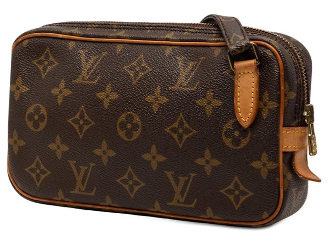 Louis Vuitton Pochette Marly Bandouliere Monogram Marrone - vista 2