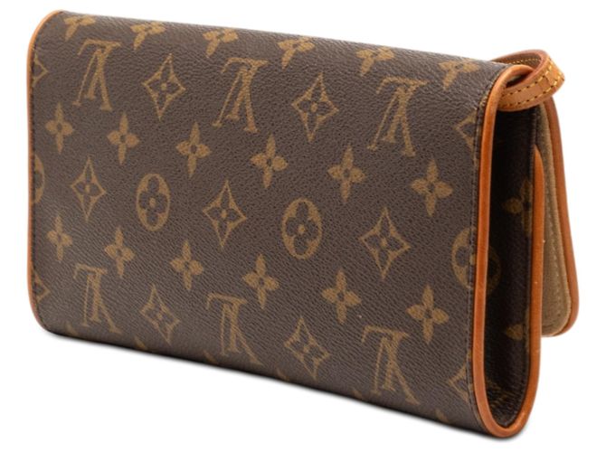 Louis Vuitton Pochette Twin GM Marrone Monogram - vista 2