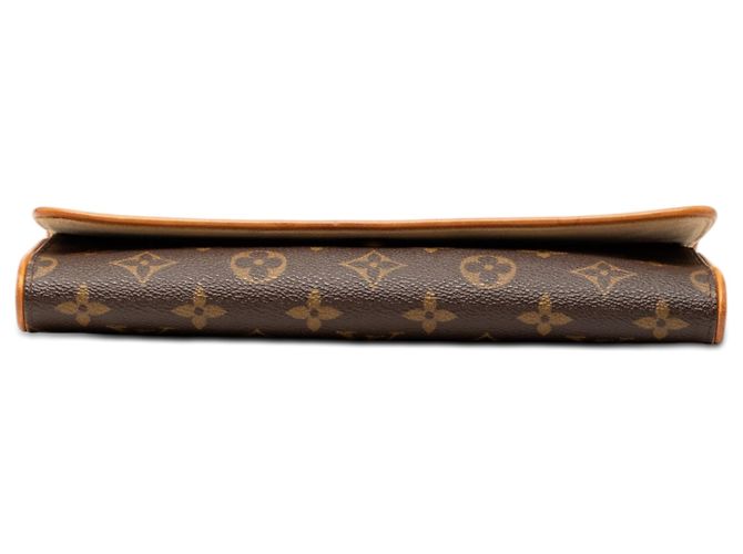 Louis Vuitton Pochette Twin GM Marrone Monogram - vista 3