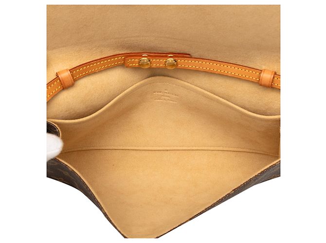 Louis Vuitton Pochette Twin GM Marrone Monogram - vista 4