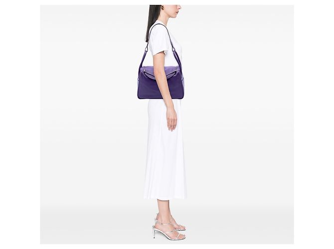 Hermès Purple Swift Lindy 34 Lila - Ansicht 6