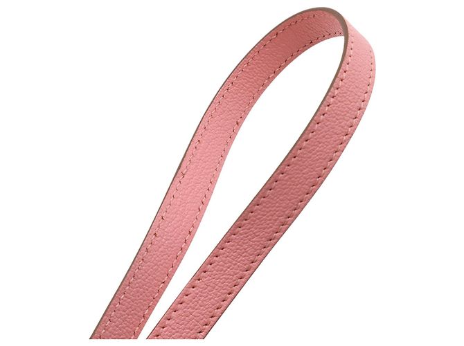 Portafoglio Hermès Pink Chevre Mysore Clic 16 con tracolla Rosa - vista 7