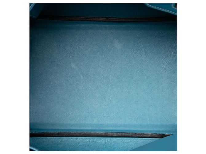 Hermès Blue Swift Birkin Retourne 35 Blu chiaro - vista 4
