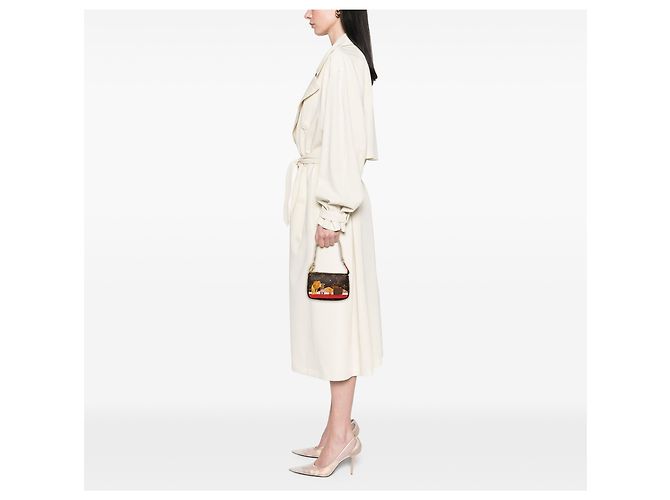 Louis Vuitton Mini Pochette Accessori Animazione di Natale Monogram Cats Marrone - vista 7