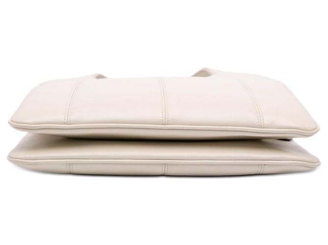 Bolso tote petite GG de piel de becerro blanco Gucci Blanco roto - vista 3