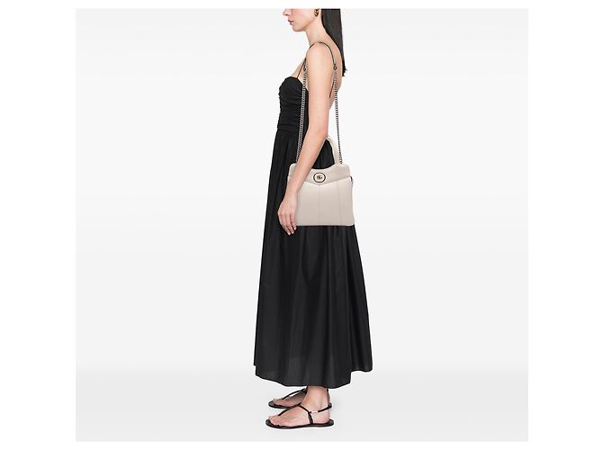 Bolso tote petite GG de piel de becerro blanco Gucci Blanco roto - vista 6