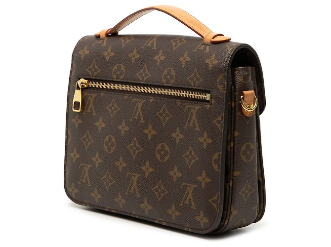 Louis Vuitton Marrone Monogram Pochette Metis - vista 2