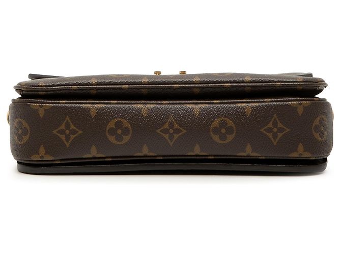 Louis Vuitton Marrone Monogram Pochette Metis - vista 3