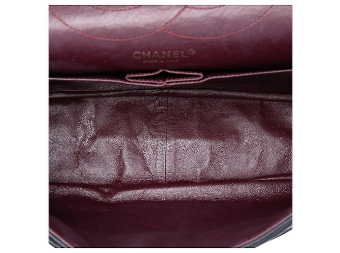 Chanel Black Quilted Aged Calfskin Reissue 2.55 Double Flap 227 Nero - vista 4