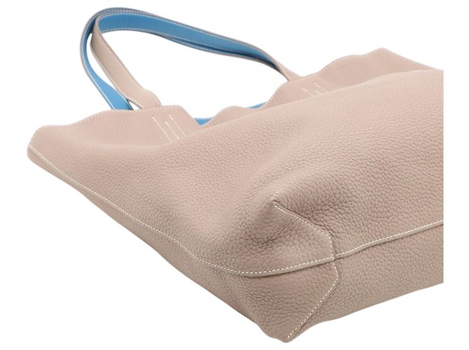 Hermès Gray Clemence Double Sens 36 Marrone - vista 3
