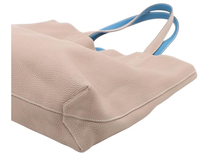 Hermès Gray Clemence Double Sens 36 Marrone - vista 4