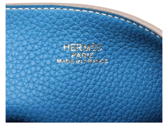 Hermès Gray Clemence Double Sens 36 Marrone - vista 6