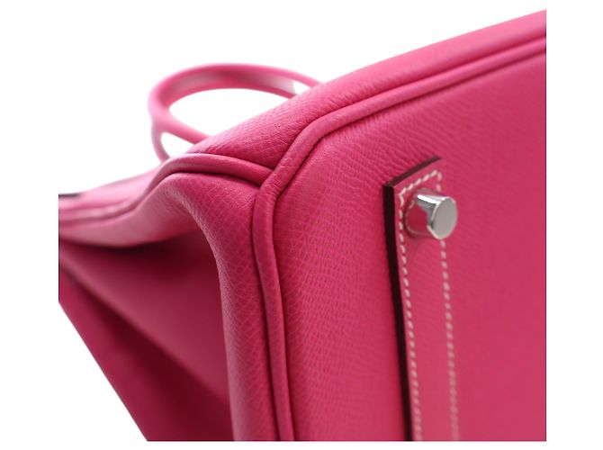Hermès Pink Epsom Candy Verso Birkin Retourne 35 Rosa - vista 14