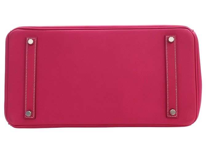 Hermès Pink Epsom Candy Verso Birkin Retourne 35 Rosa - vista 5