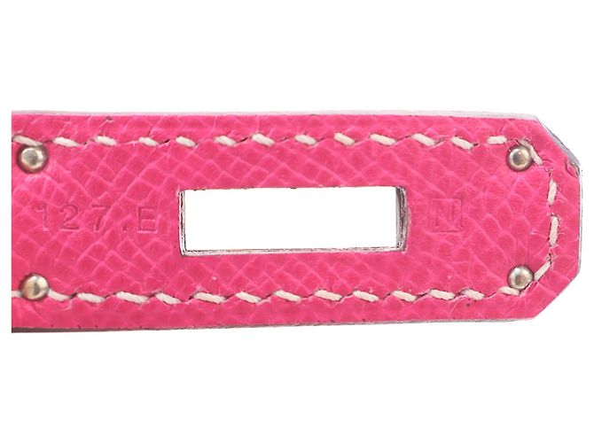 Hermès Pink Epsom Candy Verso Birkin Retourne 35 Rosa - vista 7