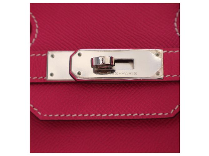 Hermès Pink Epsom Candy Verso Birkin Retourne 35 Rosa - vista 8