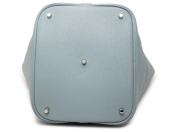 Hermès Picotin Lock 22 in Clemence blu Blu chiaro - vista 3
