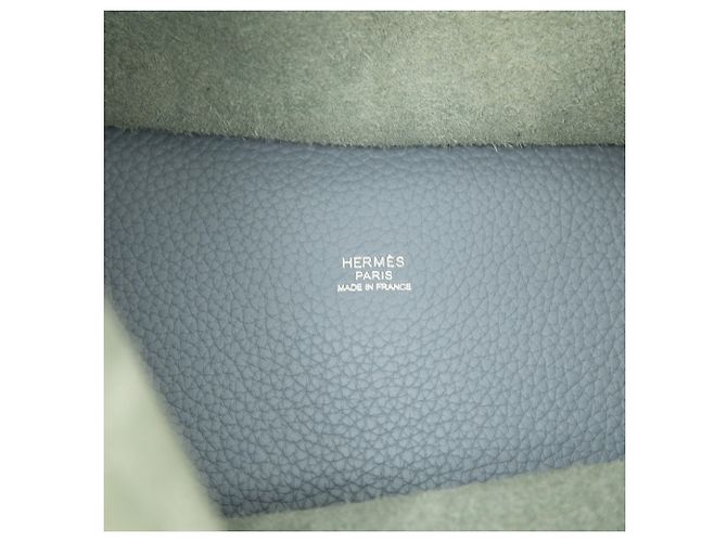 Hermès Picotin Lock 22 in Clemence blu Blu chiaro - vista 5
