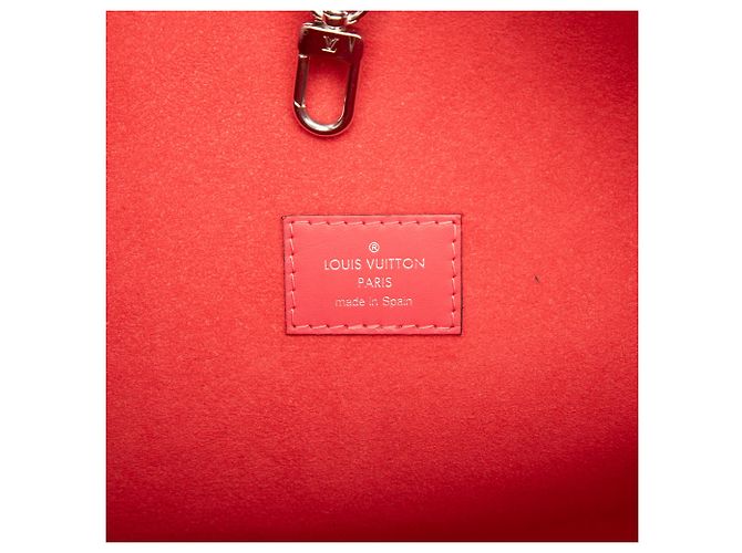 Louis Vuitton Red Epi Neverfull MM Rosso - vista 5