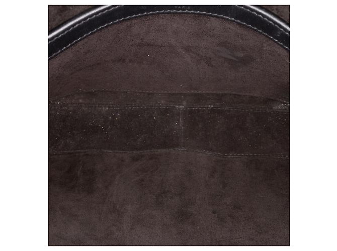 Céline Borsa a tracolla Celine in pelle di vitello liscia nera con logo Nero - vista 5