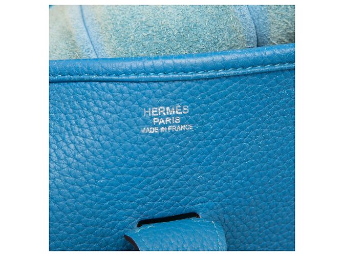Hermès Blue Clemence Evelyne III 33 - vista 5