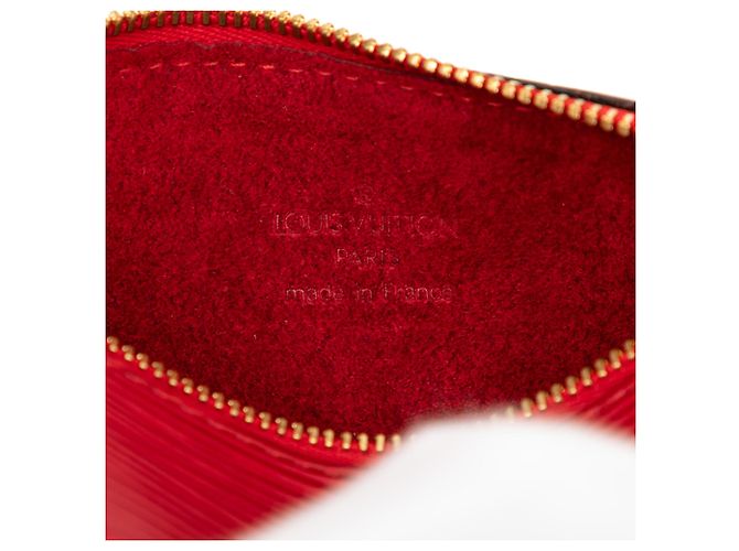 Louis Vuitton Pochette Papillon Epi rossa Rosso - vista 5