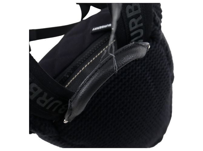 Mochila Burberry Black Thomas Bear de algodón Negro - vista 11