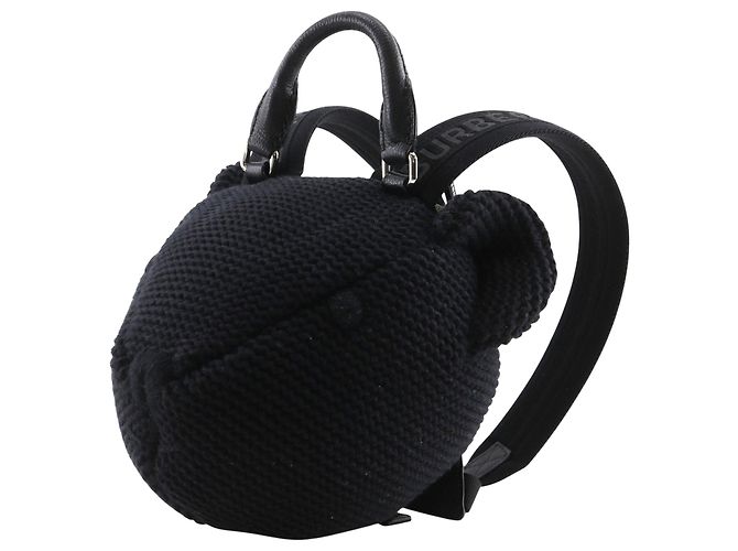 Mochila Burberry Black Thomas Bear de algodón Negro - vista 2
