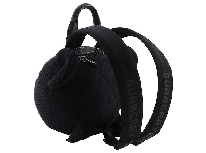 Mochila Burberry Black Thomas Bear de algodón Negro - vista 3