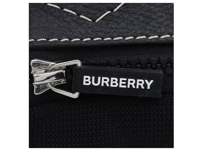 Mochila Burberry Black Thomas Bear de algodón Negro - vista 6