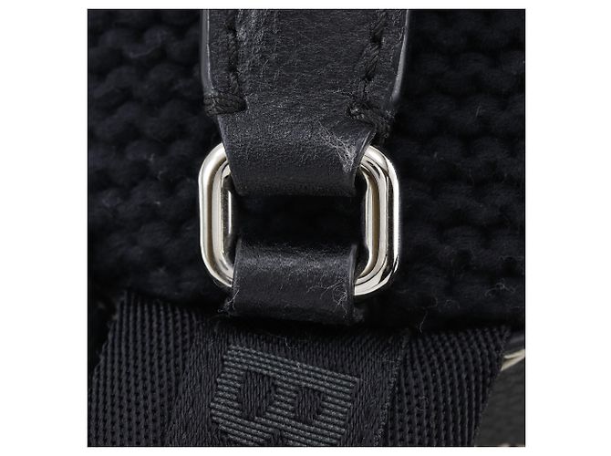 Mochila Burberry Black Thomas Bear de algodón Negro - vista 7