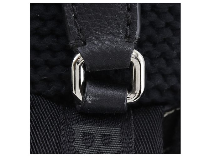 Mochila Burberry Black Thomas Bear de algodón Negro - vista 8