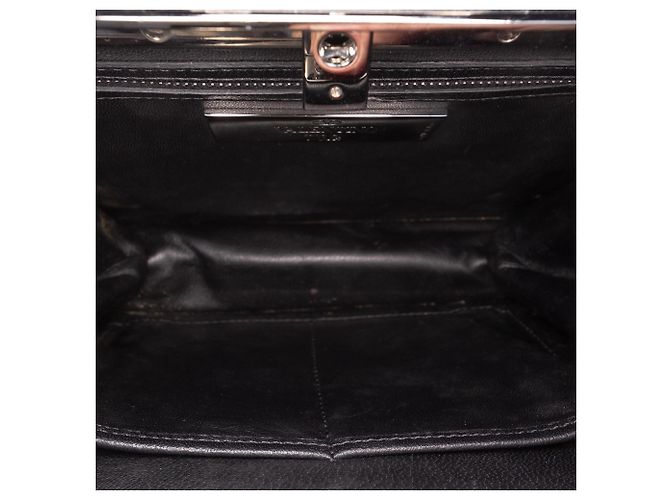 Borsa a mano Valentino Black Pony Hair Rockstud Nero - vista 4