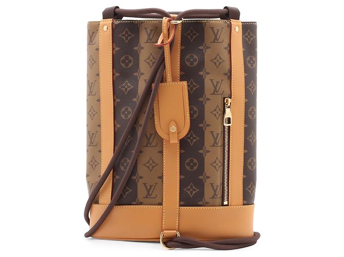 Zaino Louis Vuitton Marrone Nigo Monogram Reverse Randonnee - vista 2