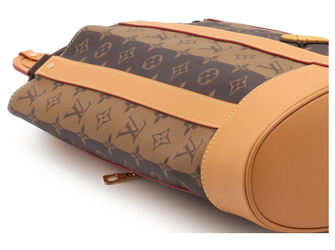 Zaino Louis Vuitton Marrone Nigo Monogram Reverse Randonnee - vista 9