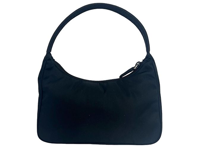 Borsa a Spalla Prada Black Mini Tessuto Sport Nero - vista 2