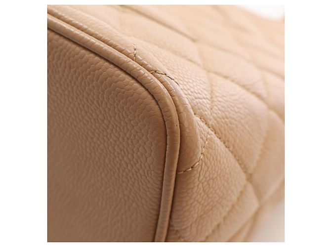 Chanel Beige Caviar Medallion Tote - view 12
