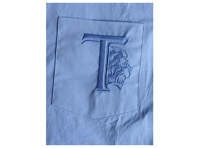 Tod's Camicia Blu in Cotone a Maniche Lunghe - vista 2