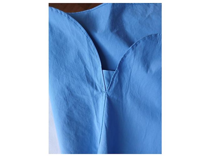 Tod's Camicia Blu in Cotone a Maniche Lunghe - vista 3